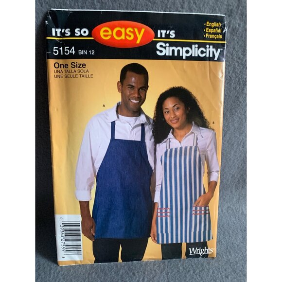 Simplicity Misses Apron Sewing Pattern 5154 - uncut - Picture 9 of 11